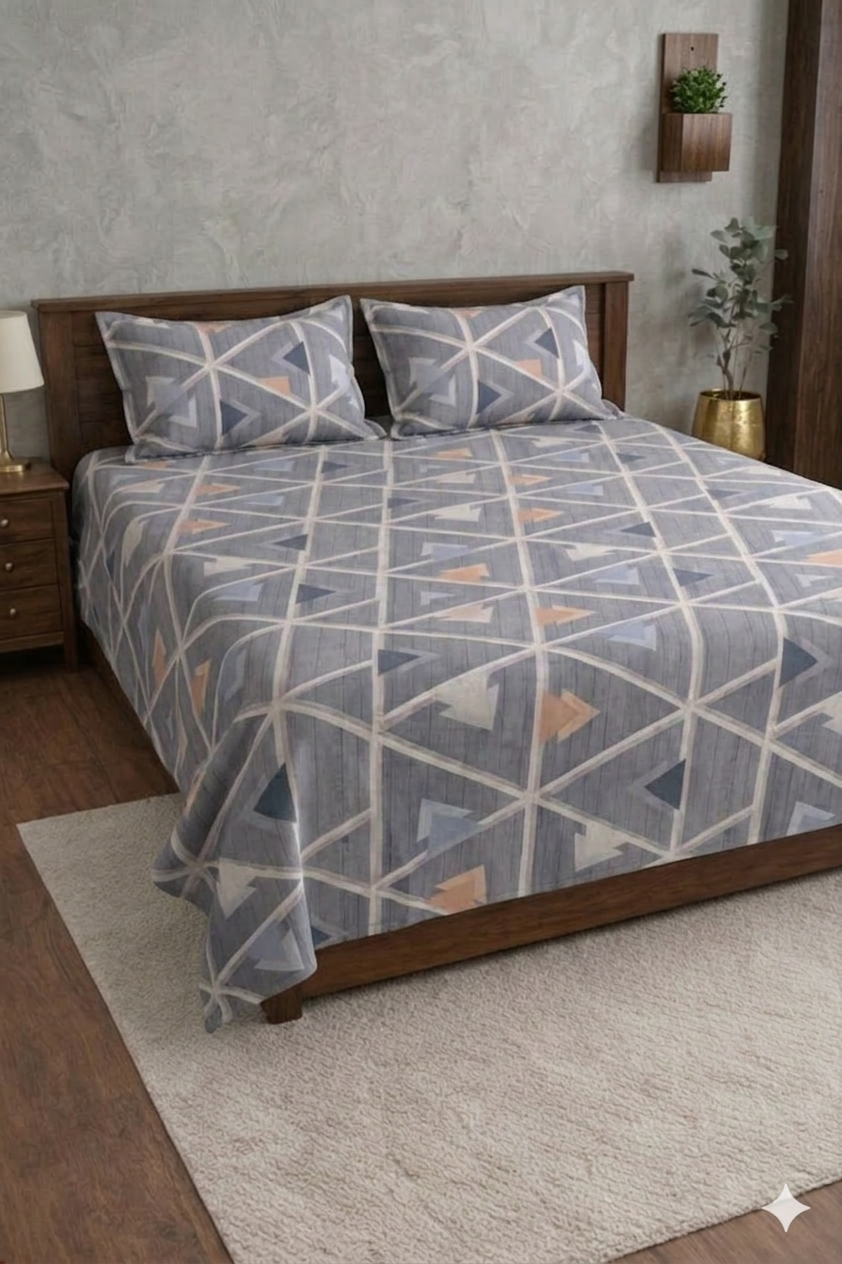 Murphy King Designer Print Bedsheet Set