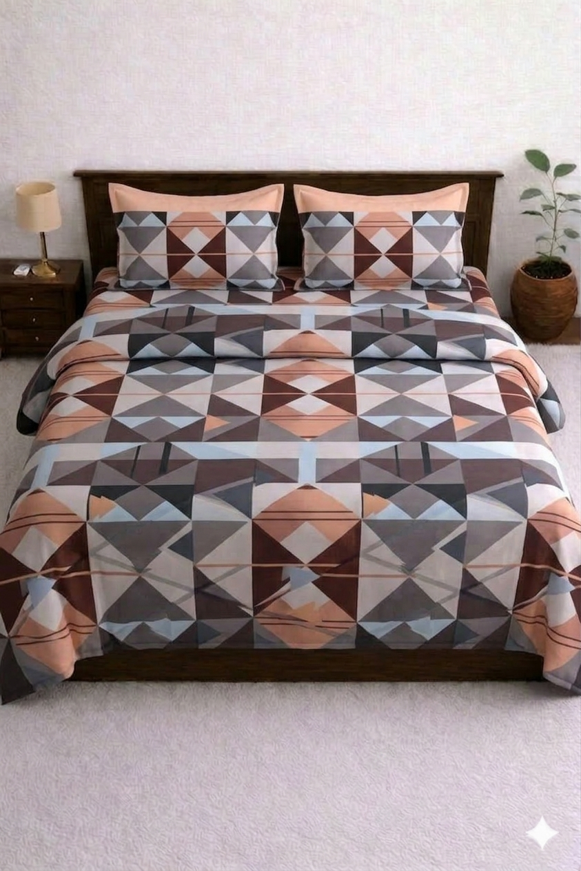 Murphy King Designer Print Bedsheet Set