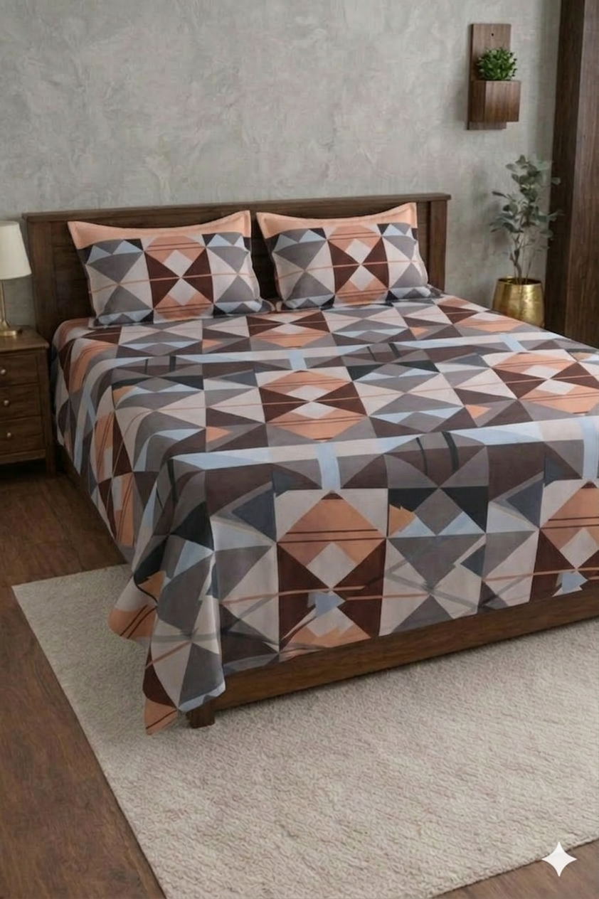 Murphy King Designer Print Bedsheet Set