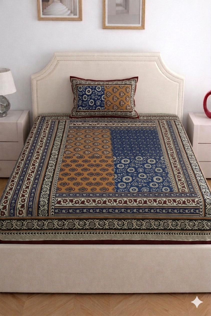 Full Jaal Single Bedsheet Set