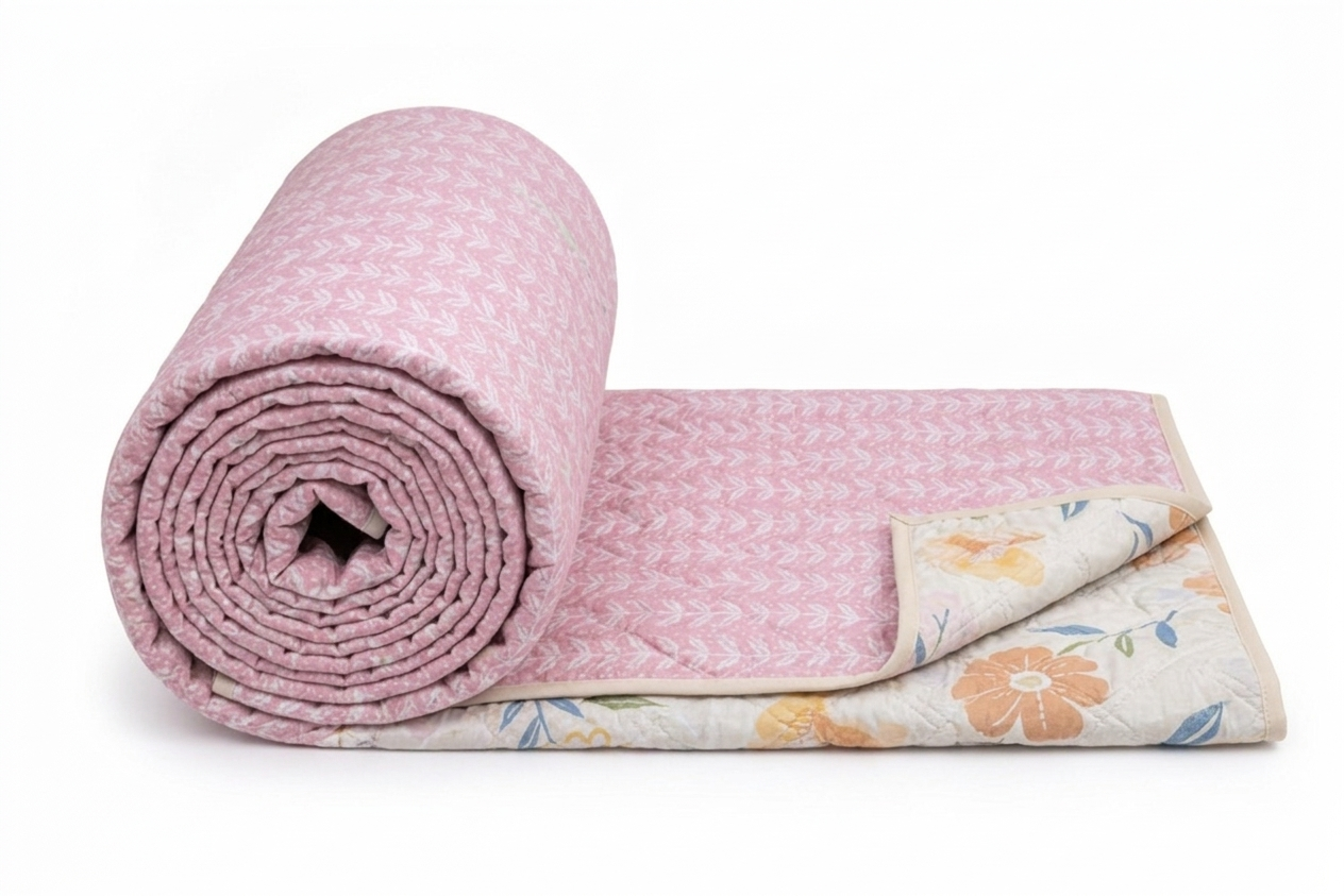 Reversible Double Sided Quilted Bedcover