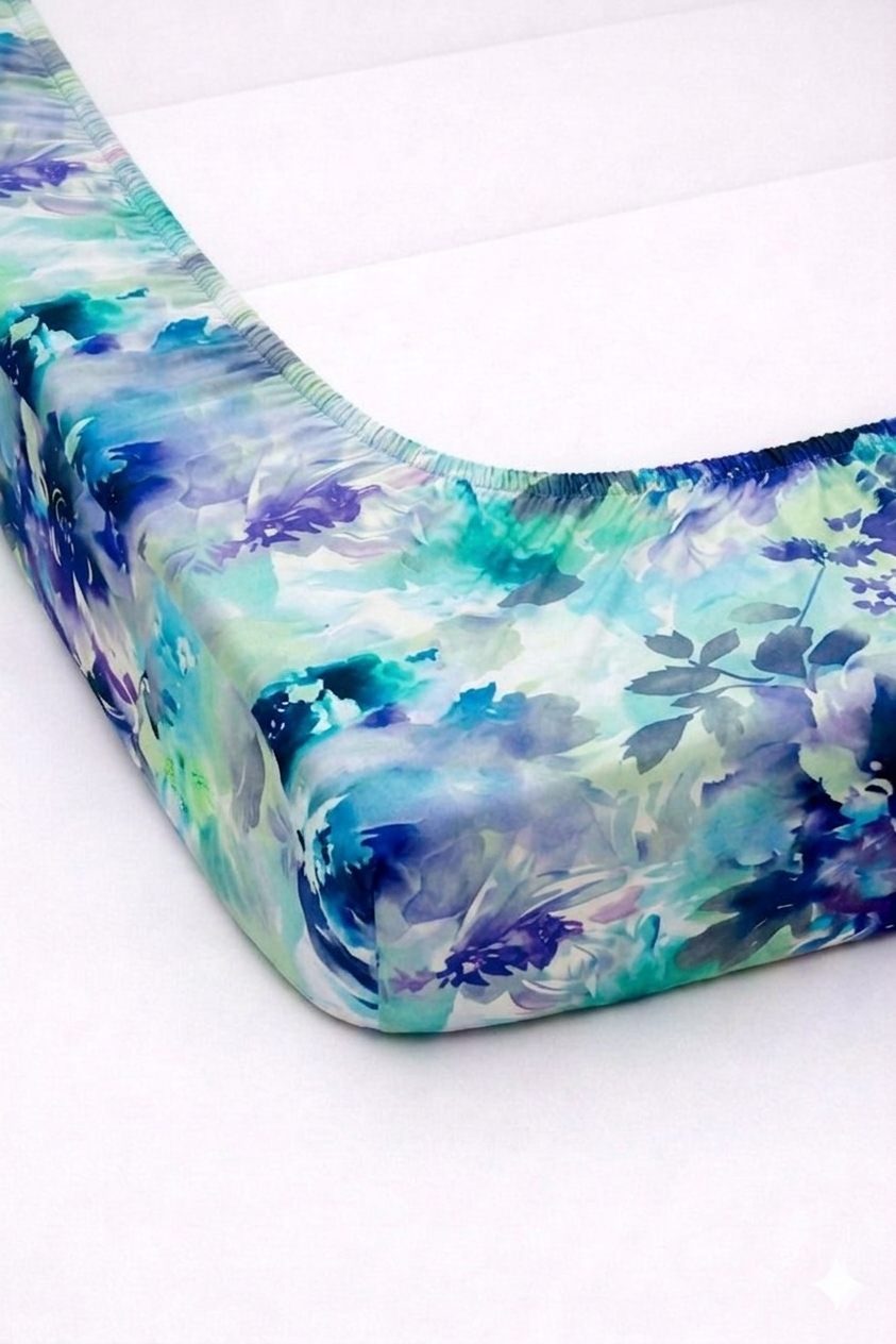 Starfit- Digital Printed Elastic Fitted Bedsheet set