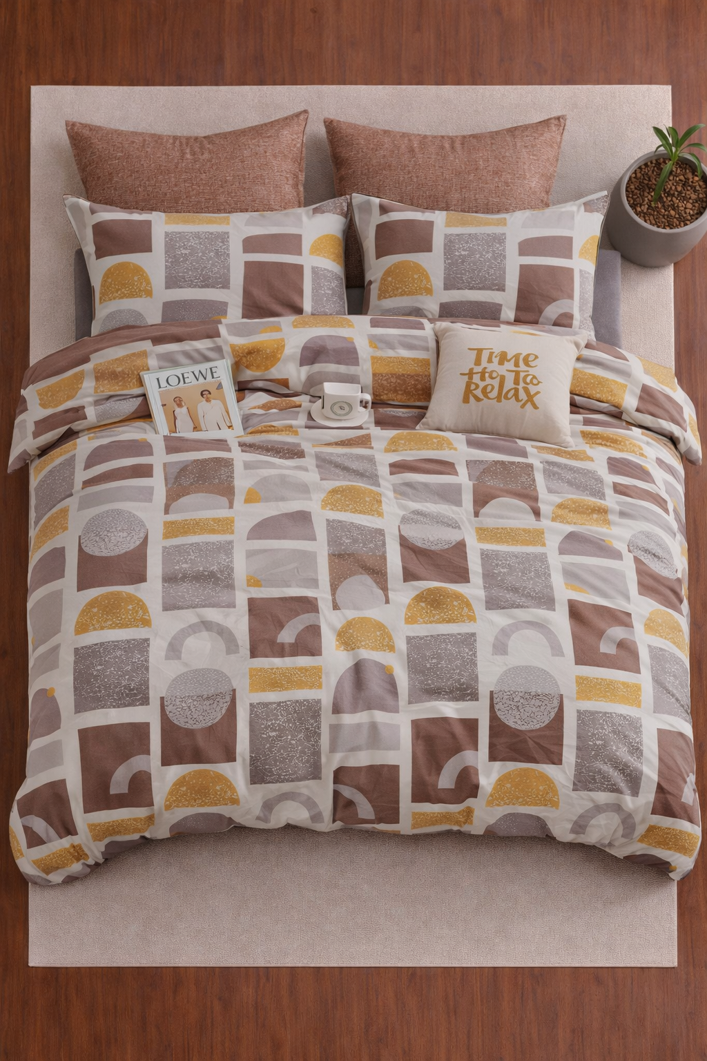 Stanley Designer Print Bedsheet Set