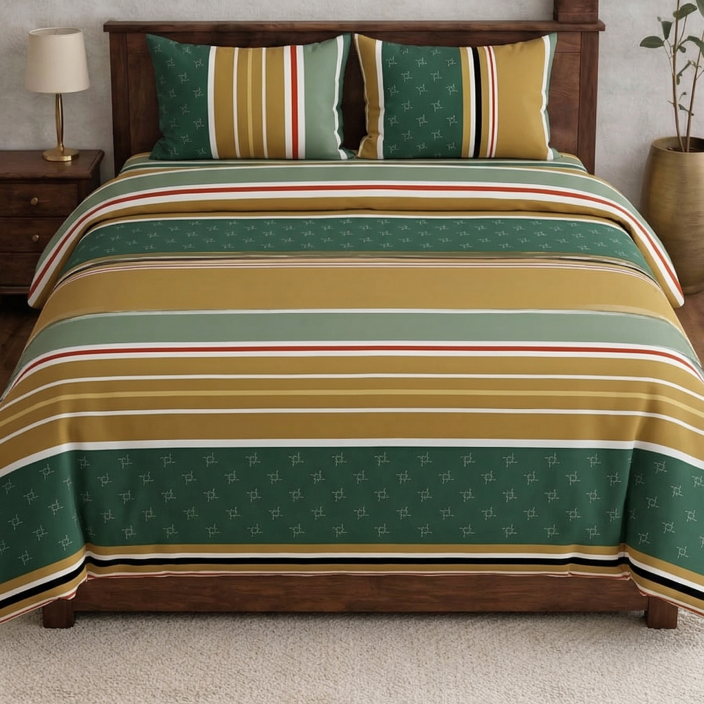 Stanley Designer Print Bedsheet Set