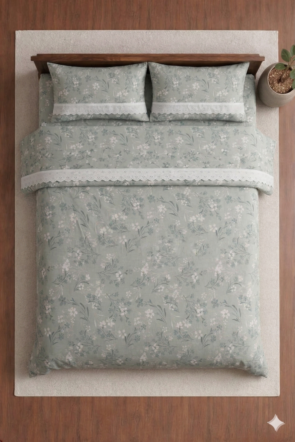 Anokhi Premium Grey Bedding Set