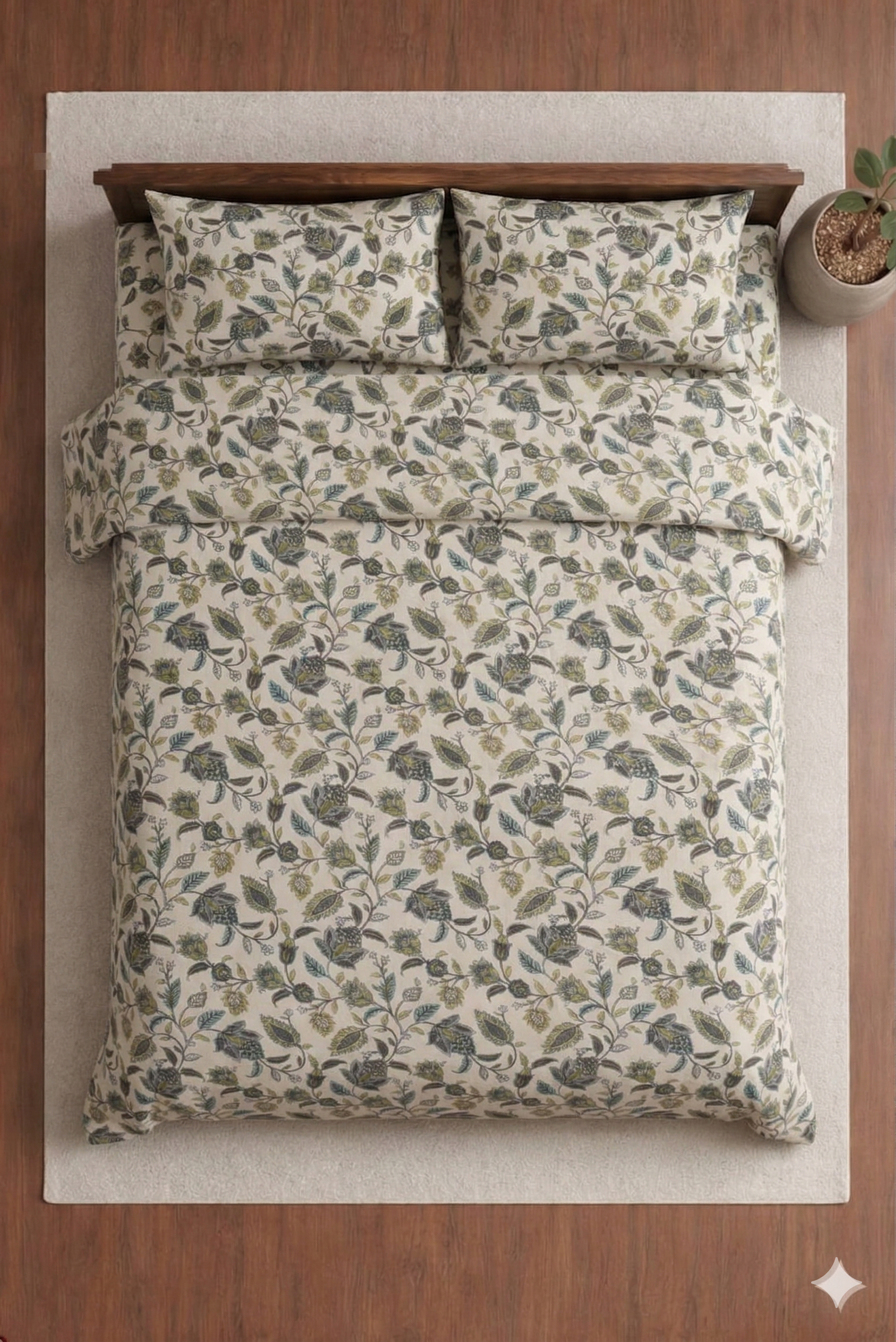 Jhankar-Designer Soft printed Bedsheet