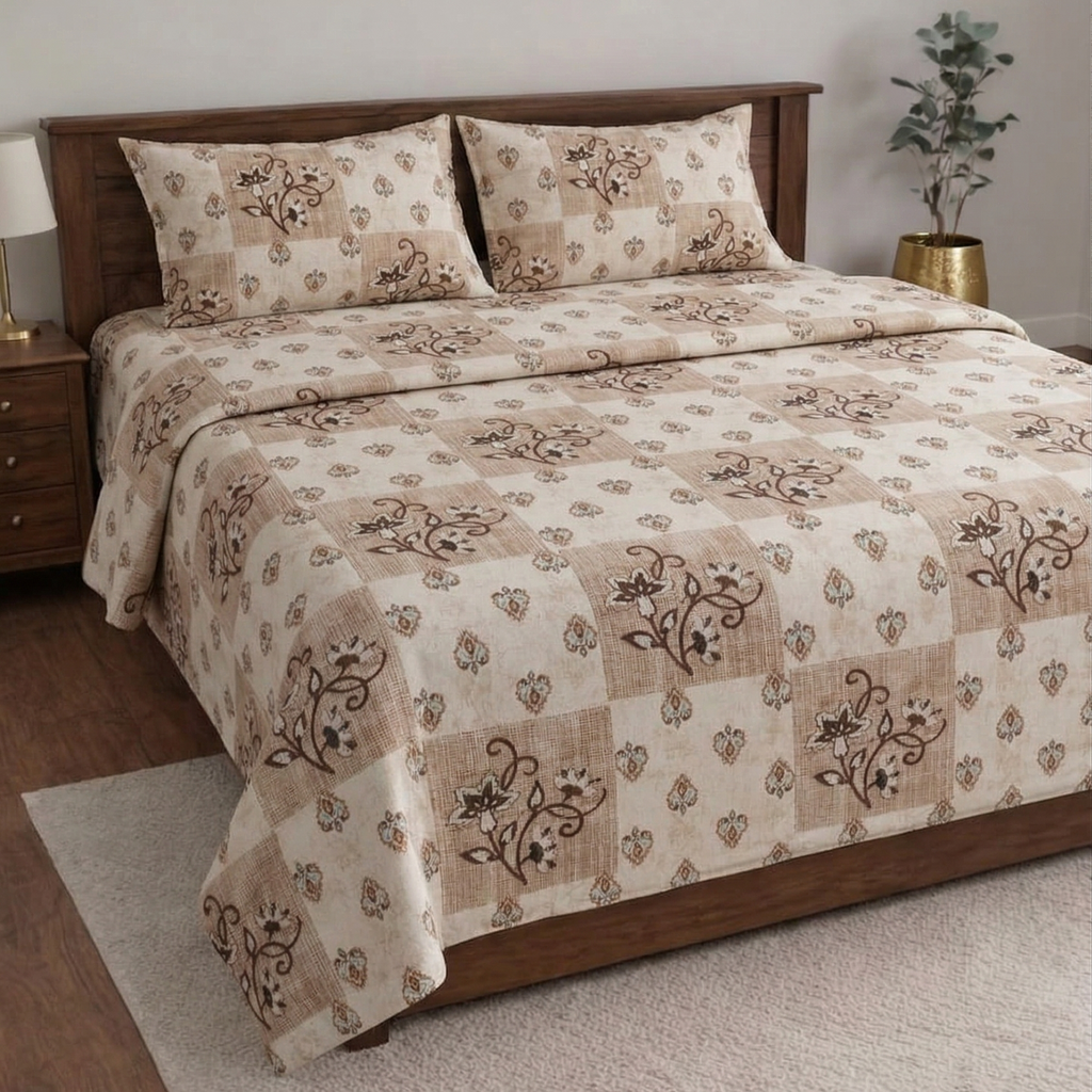 Suzuki Designer Print Bedsheet Set