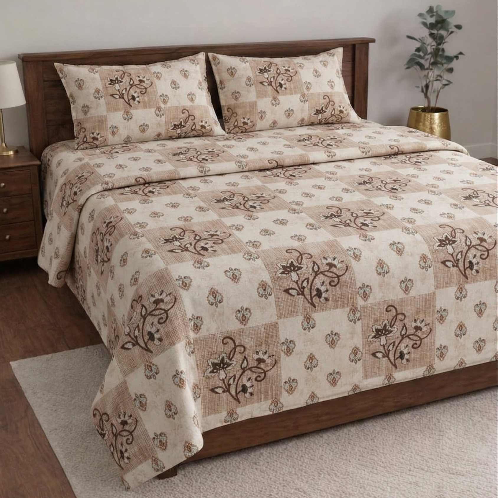 Suzuki Designer Print Bedsheet Set