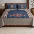 Jantar Mantar-Designer Diwan Bedsheet Set