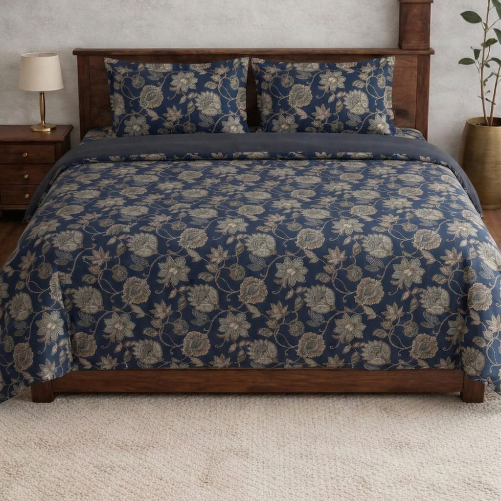 Italian Meenakari Besdsheet set