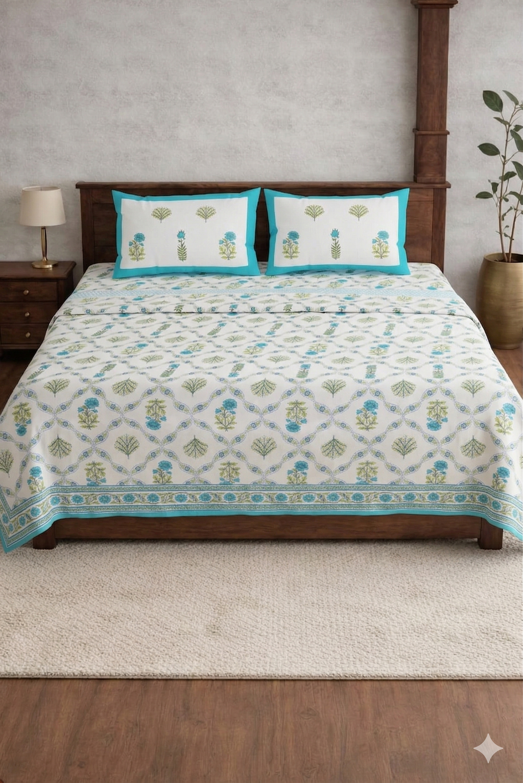 Amruta Designer Soft printed Bedsheet set