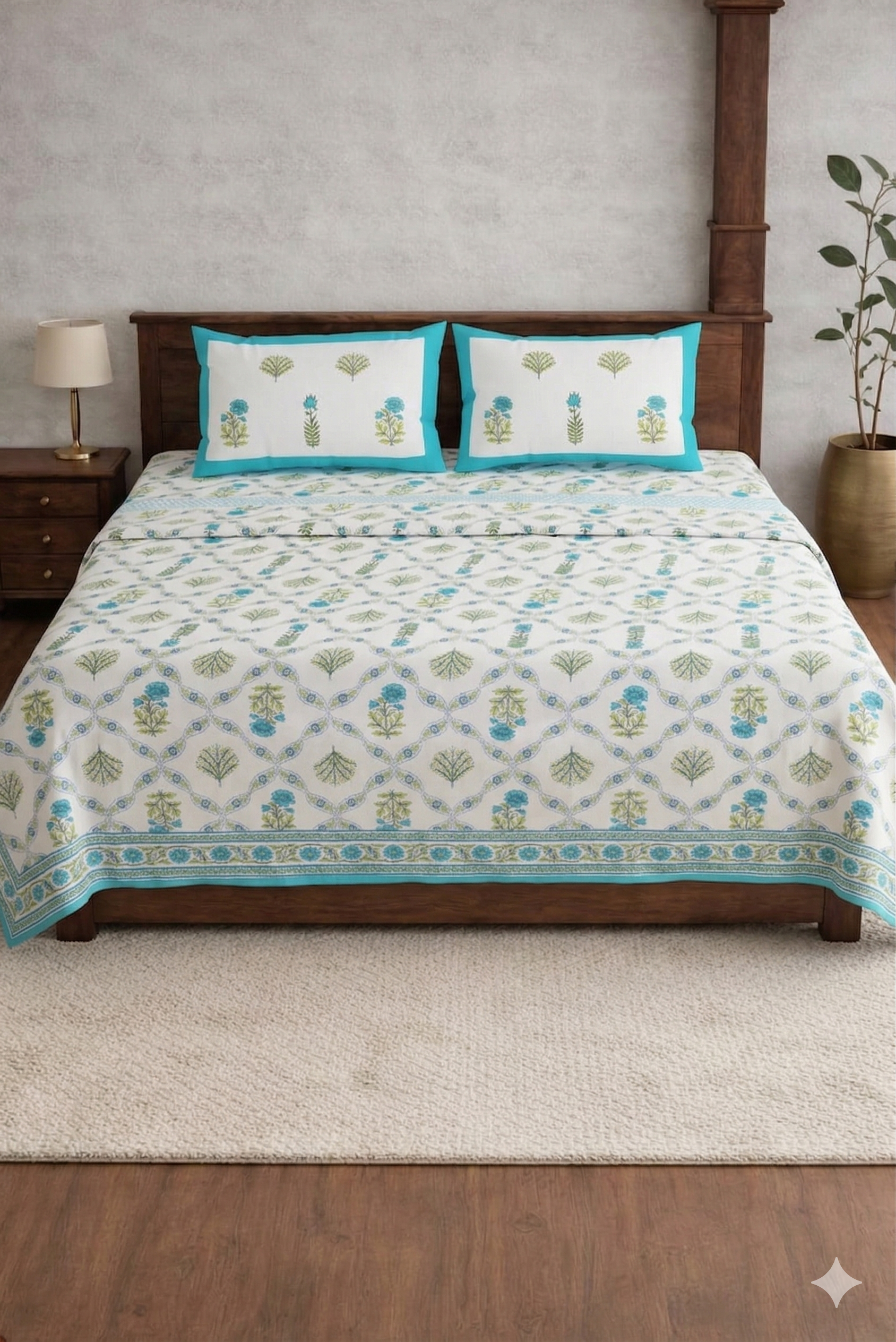 Amruta Designer Soft printed Bedsheet set