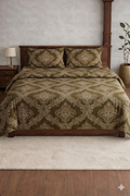 Blue Berry Premium Designer Bedsheet Set