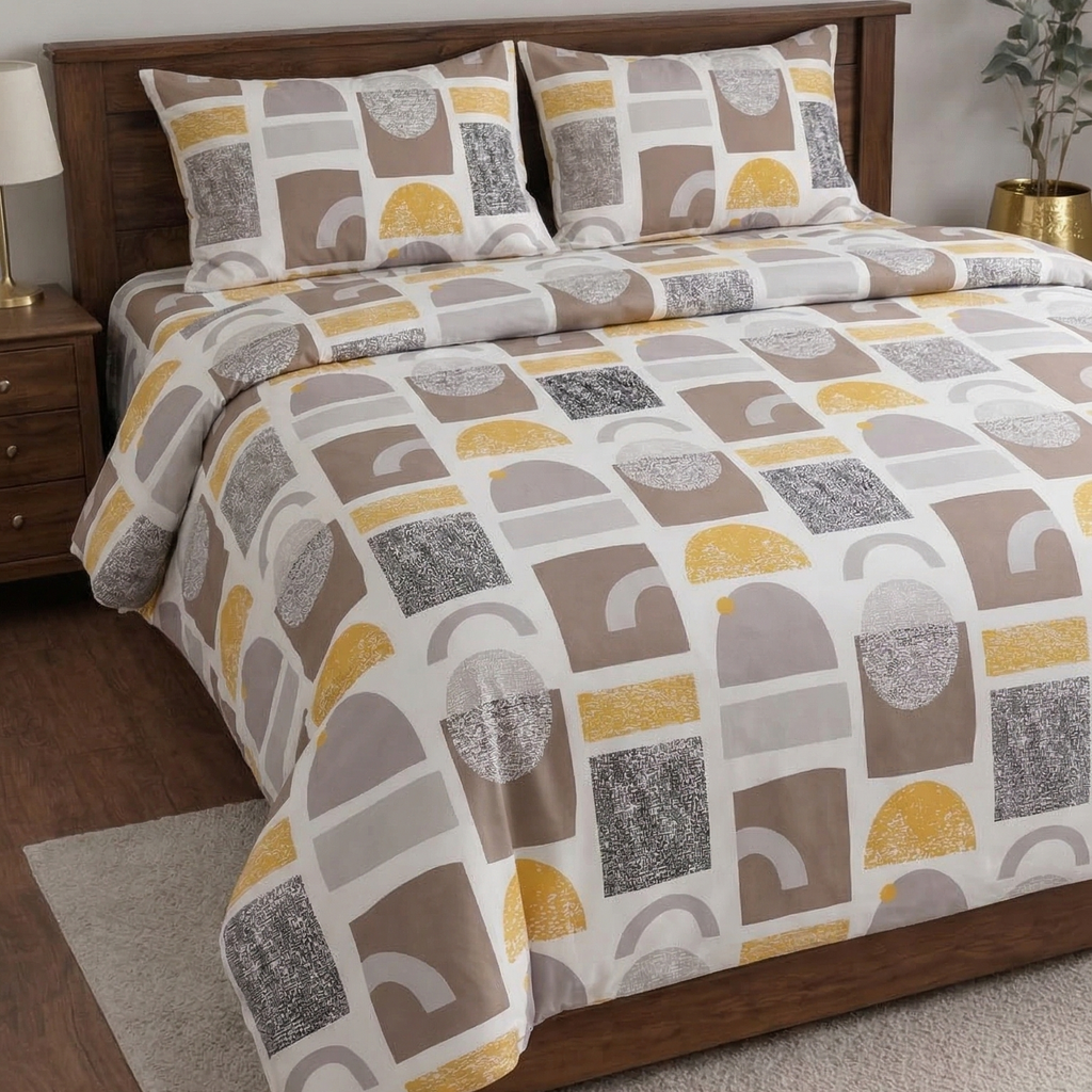 Stanley Designer Print Bedsheet Set