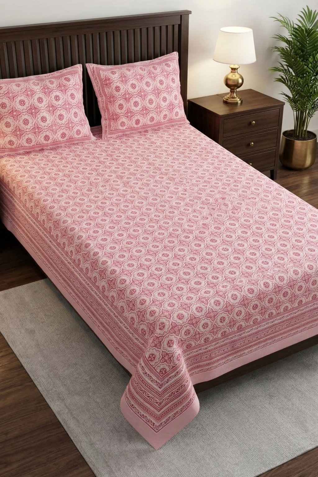 Jhankar Designer printed Bedsheet Set