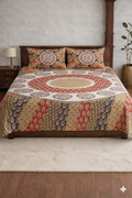 Jhankar-Designer Soft printed Bedsheet