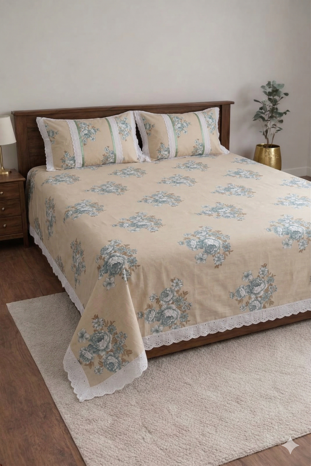 Anokhi Premium Brown Bedding Set