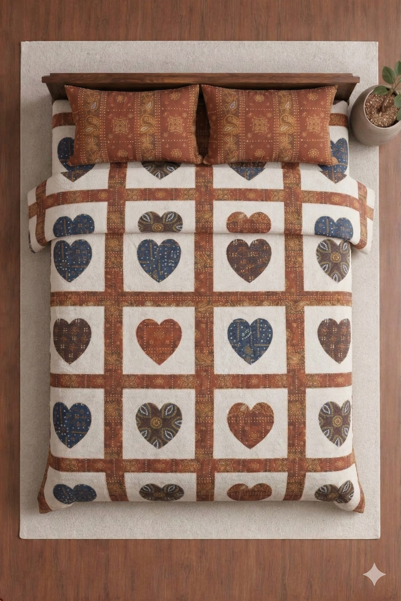Chunari Print Barmedi Printed Bedsheet set for Traditional look