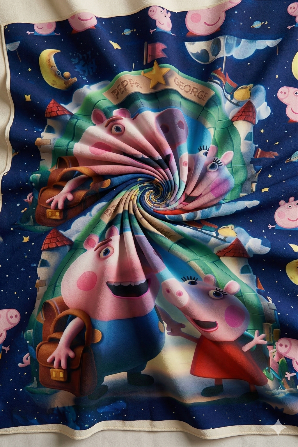 Cherry Kidz Peppa Pig Themed Bedsheet Set