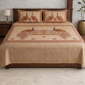 Jhankar Peacock printed Bedsheet Set