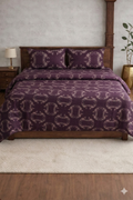 Blue Berry Premium Designer Bedsheet Set