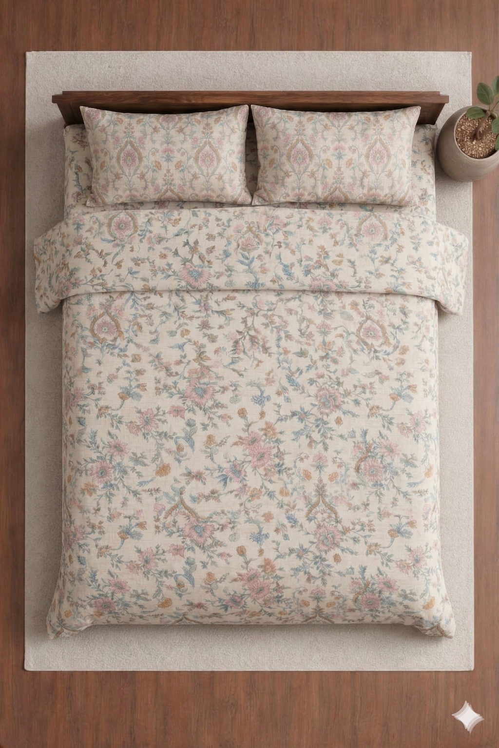 Elegant Designer Diwan Bedsheet Set