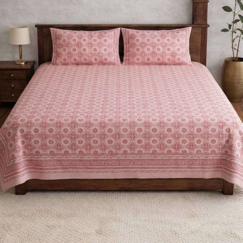 Jhankar Designer printed Bedsheet Set
