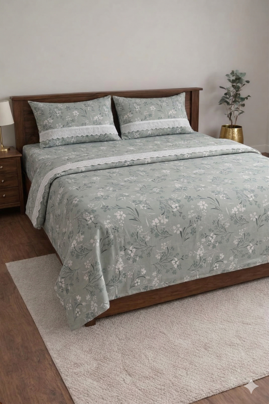 Anokhi Premium Grey Bedding Set