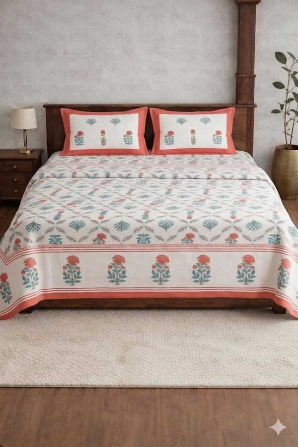 Amruta Designer Soft printed Bedsheet set