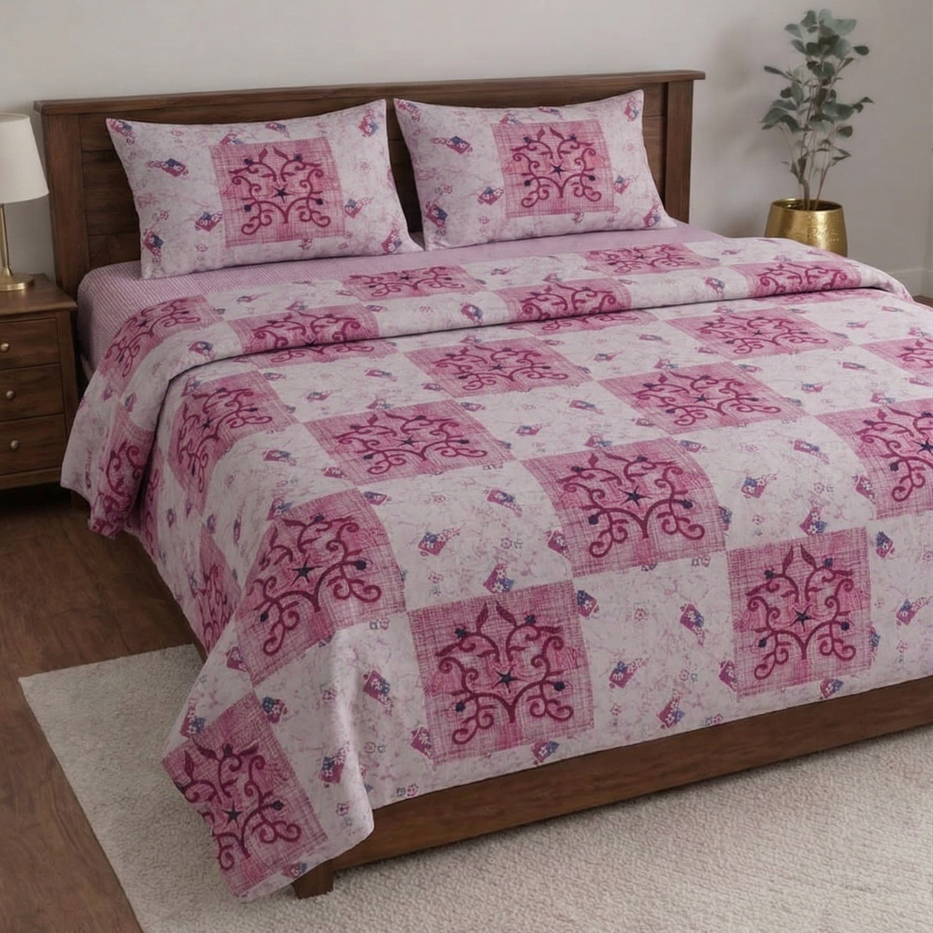 Suzuki Designer Print Bedsheet Set