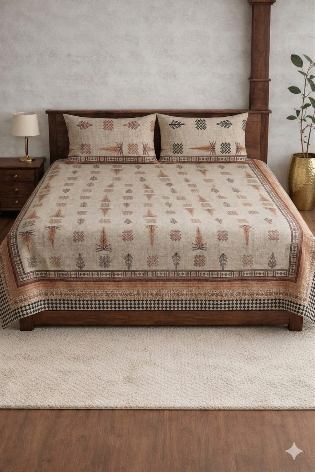 Rajwada Designer Bedsheet Set