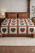 Chunari Print Barmedi Printed Bedsheet set for Traditional look