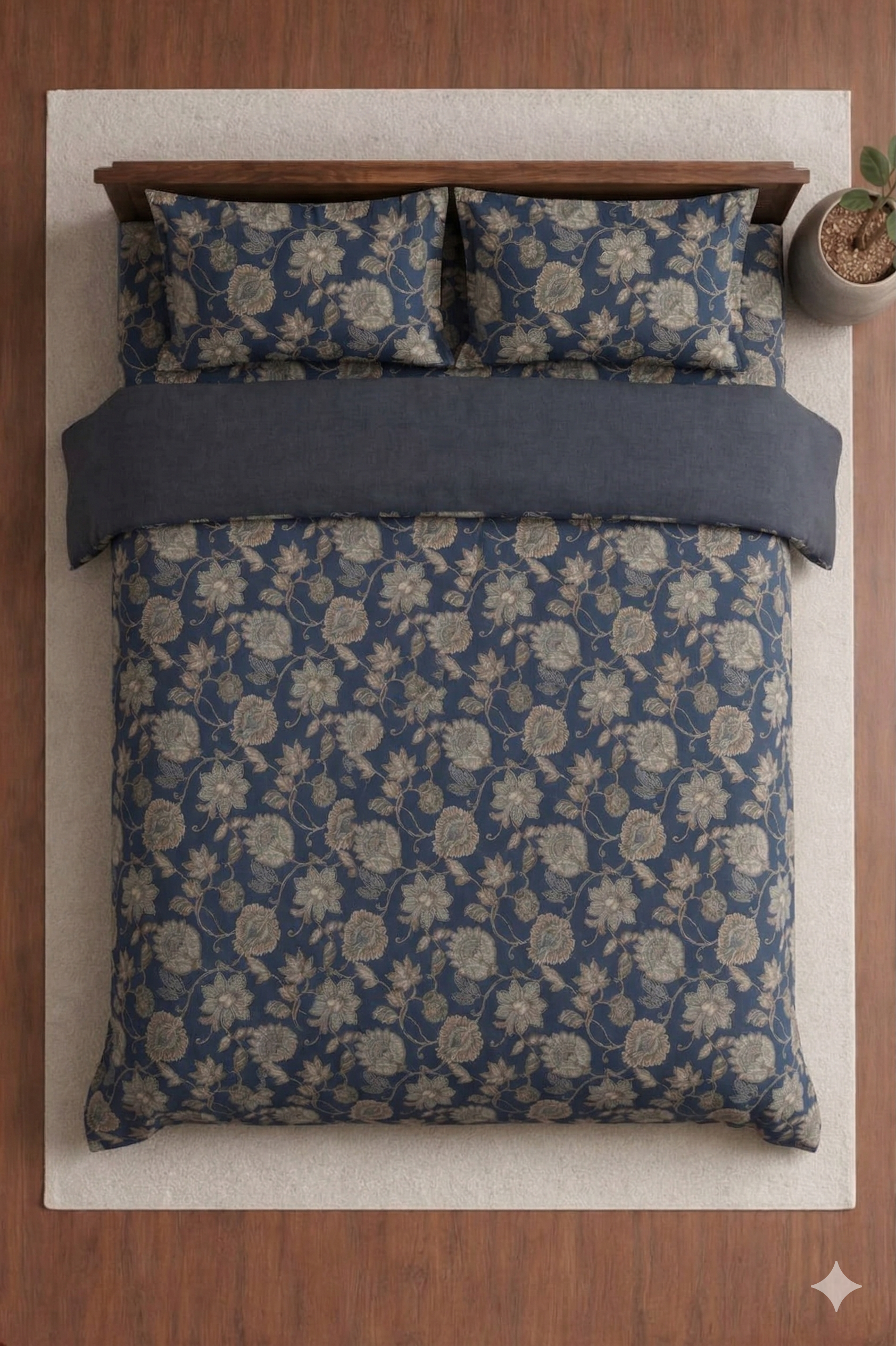 Italian Meenakari Besdsheet set