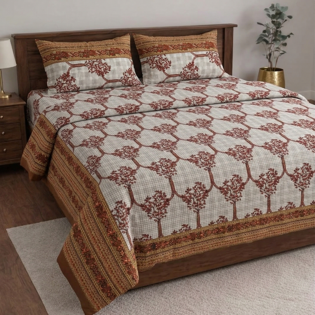 Rajwada Designer Bedsheet Set