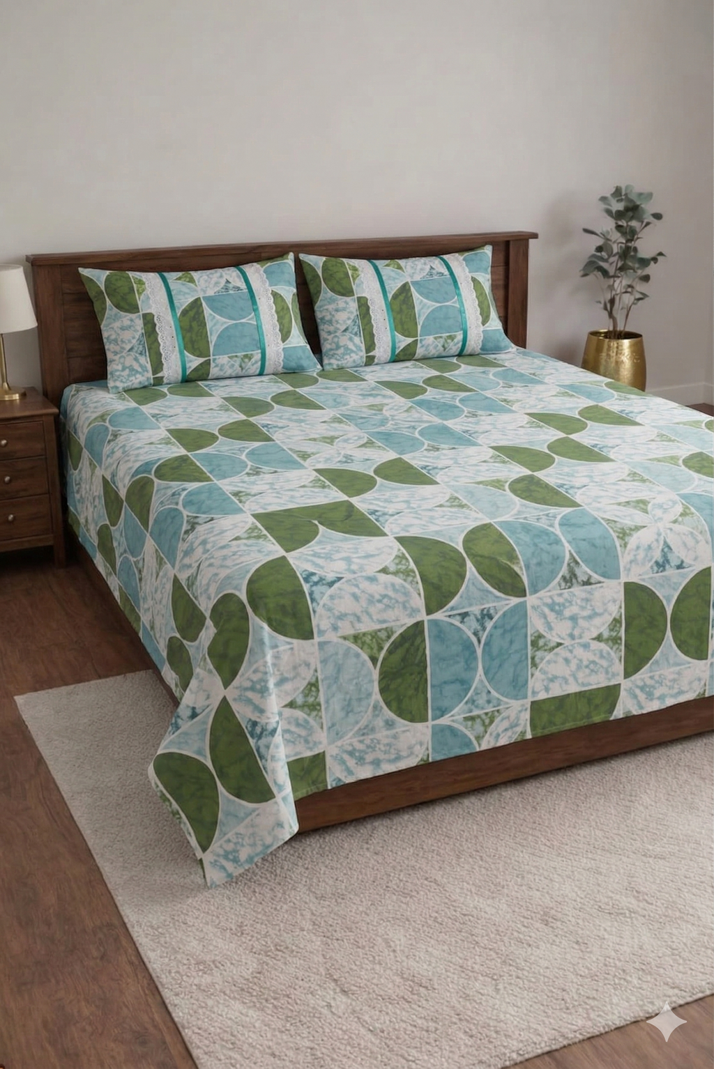 Anokhi Premium Green Bedding Set