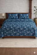 Blue Berry Premium Designer Bedsheet Set