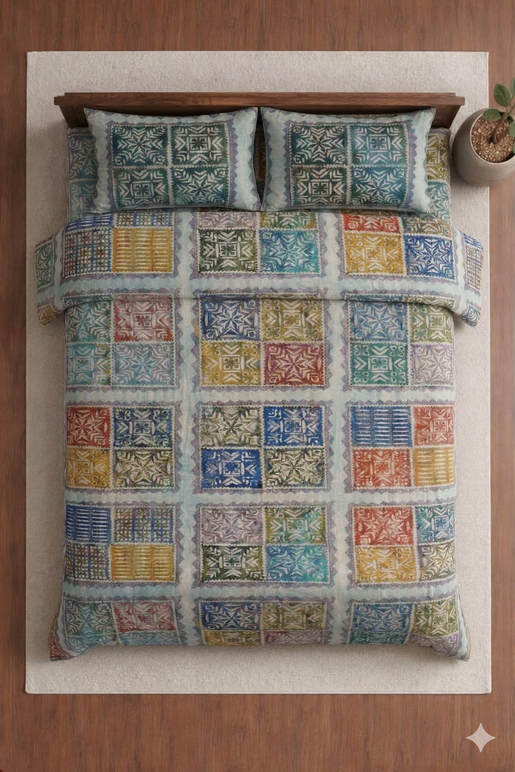 Barmedi Printed Bedsheet set for Traditional look