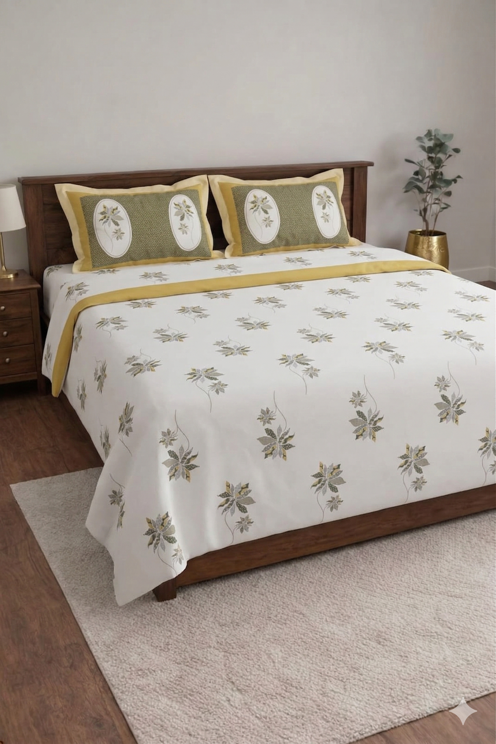 Amruta Designer Soft printed Bedsheet set