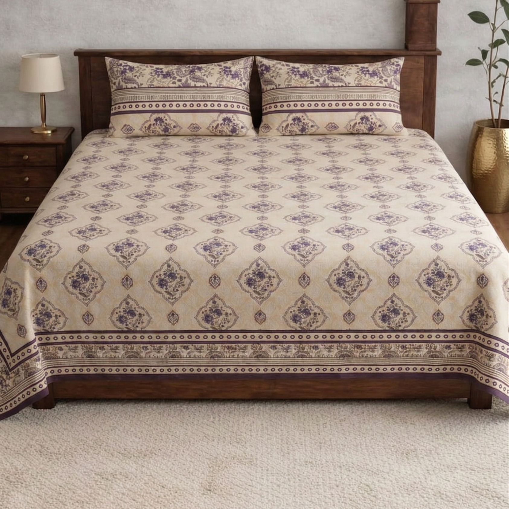 Rajwada Designer Bedsheet Set