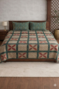 Chunari Print Barmedi Printed Bedsheet set for Traditional look