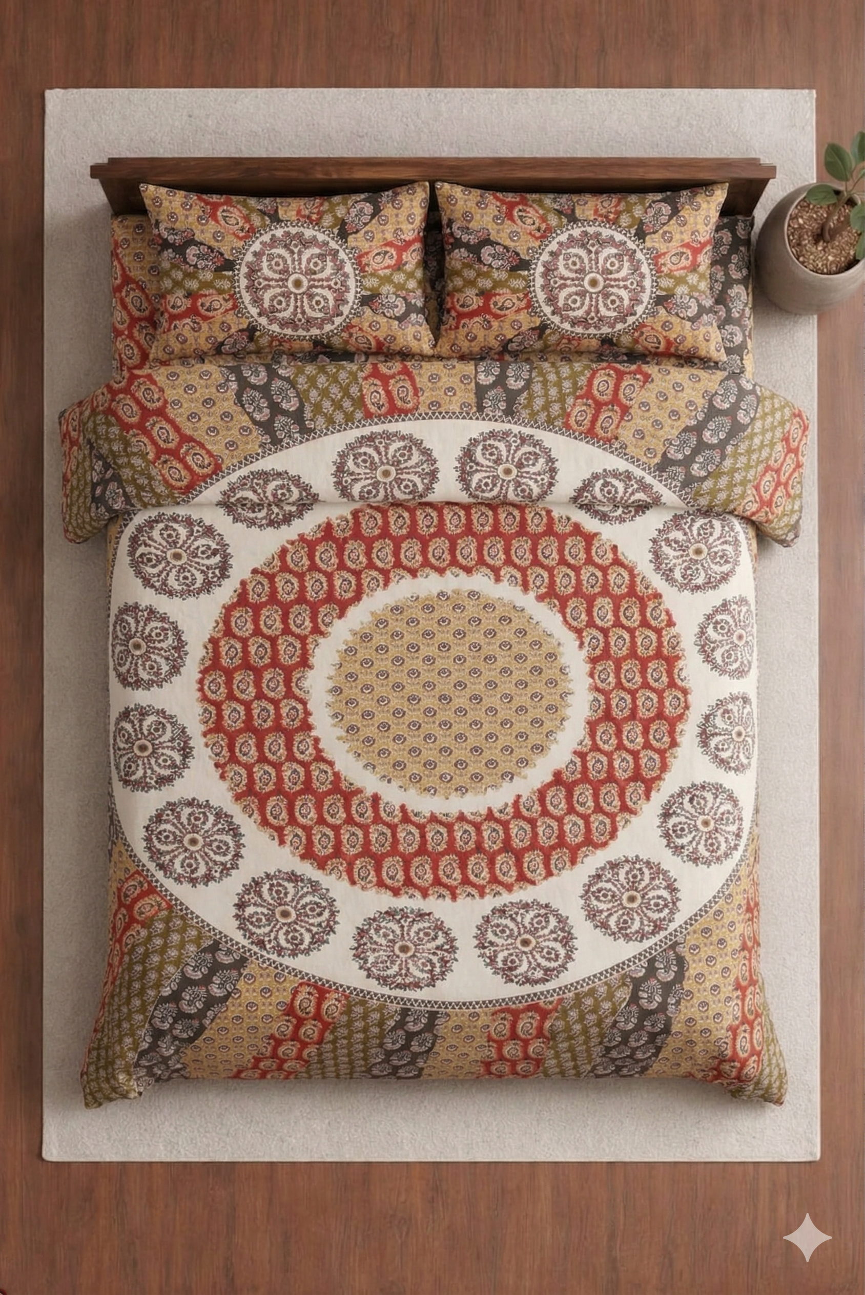 Jhankar-Designer Soft printed Bedsheet