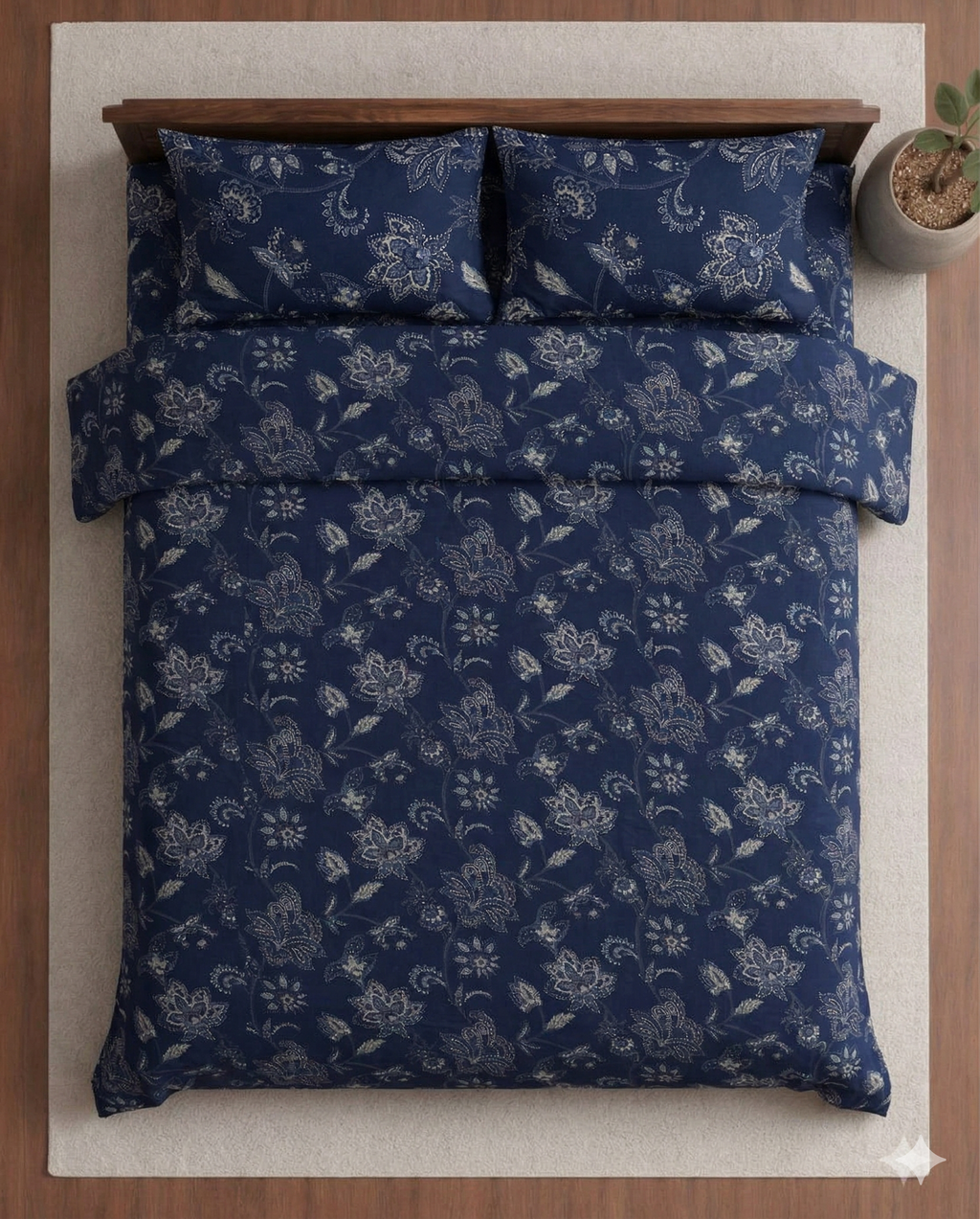 Italian Meenakari Designed Bedsheet set