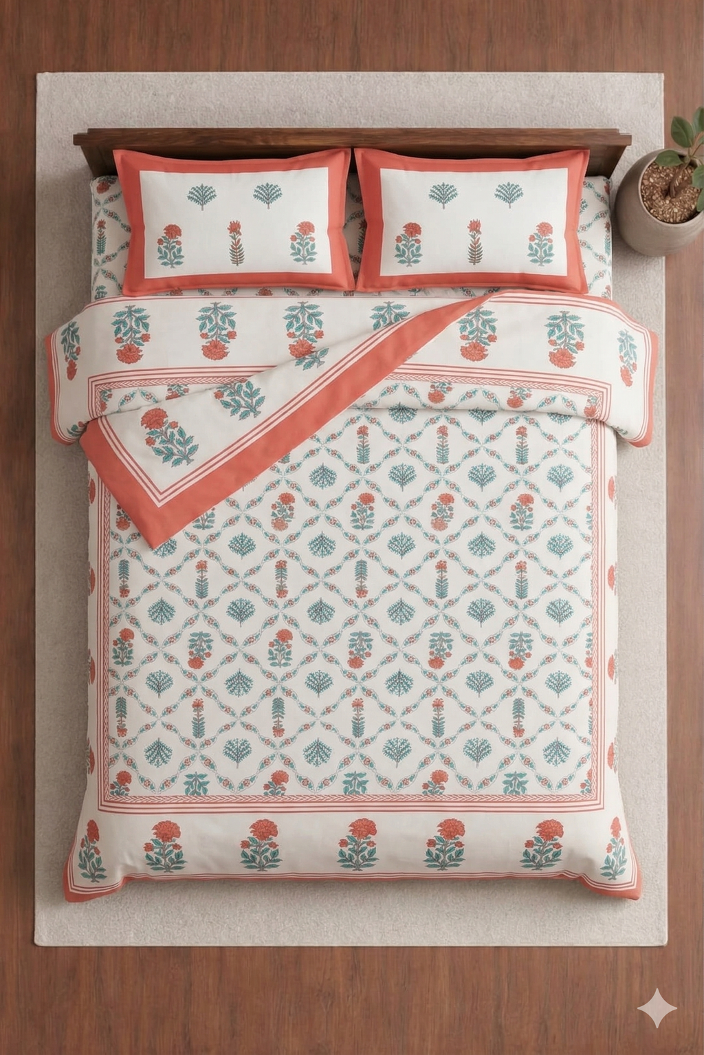 Amruta Designer Soft printed Bedsheet set