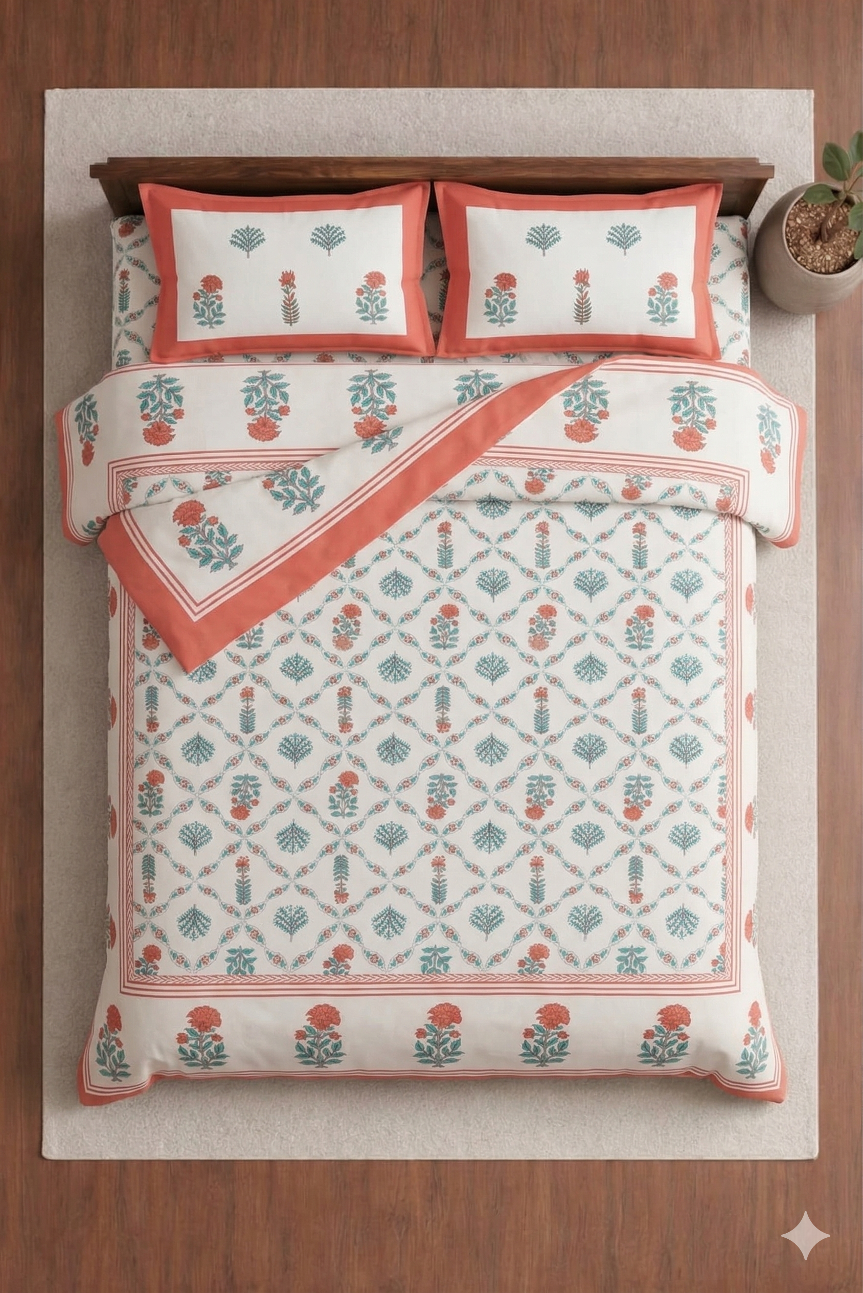 Amruta Designer Soft printed Bedsheet set