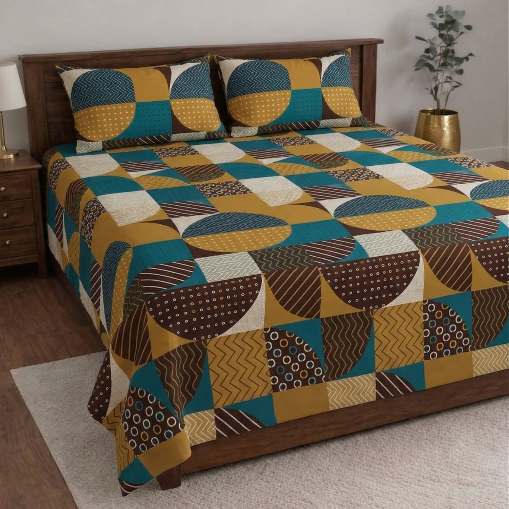 Shayan Designer Bedsheet Set