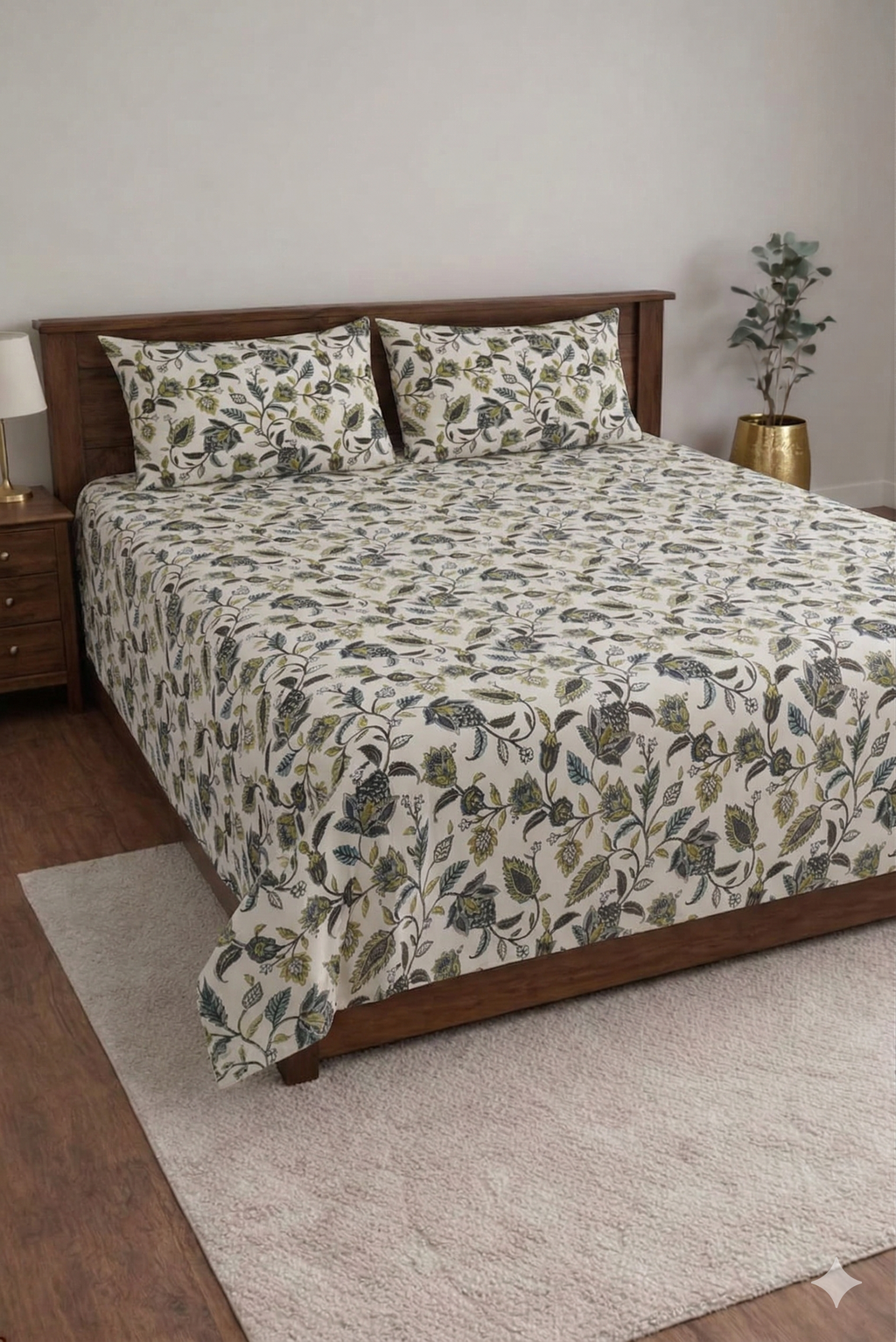 Jhankar-Designer Soft printed Bedsheet