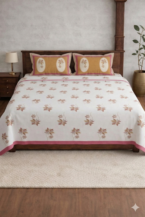 Amruta Designer Soft printed Bedsheet set