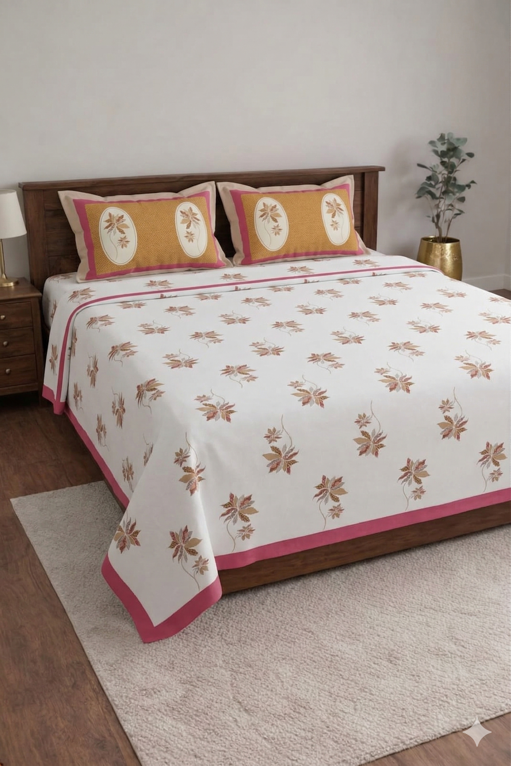 Amruta Designer Soft printed Bedsheet set