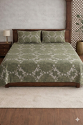 Blue Berry Premium Designer Bedsheet Set