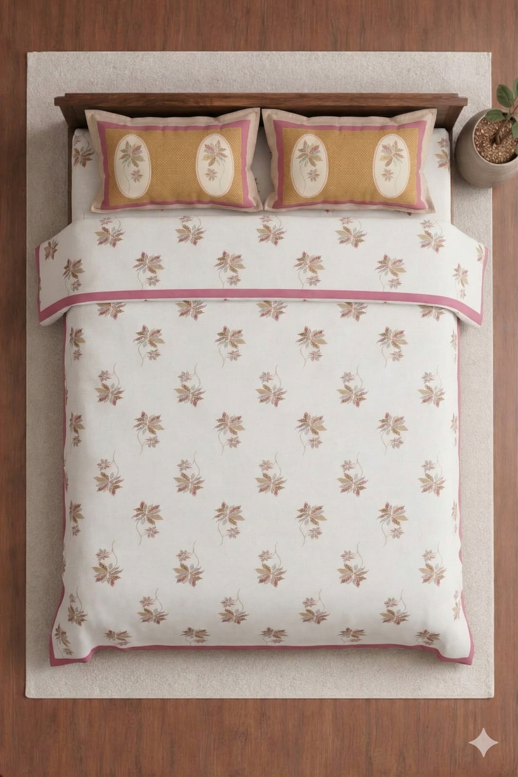 Amruta Designer Soft printed Bedsheet set